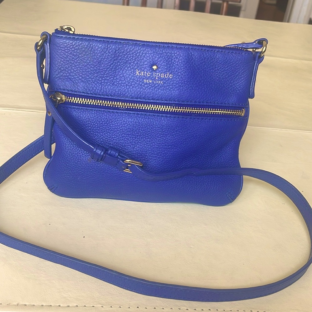 Blue Kate spade crossbody bag